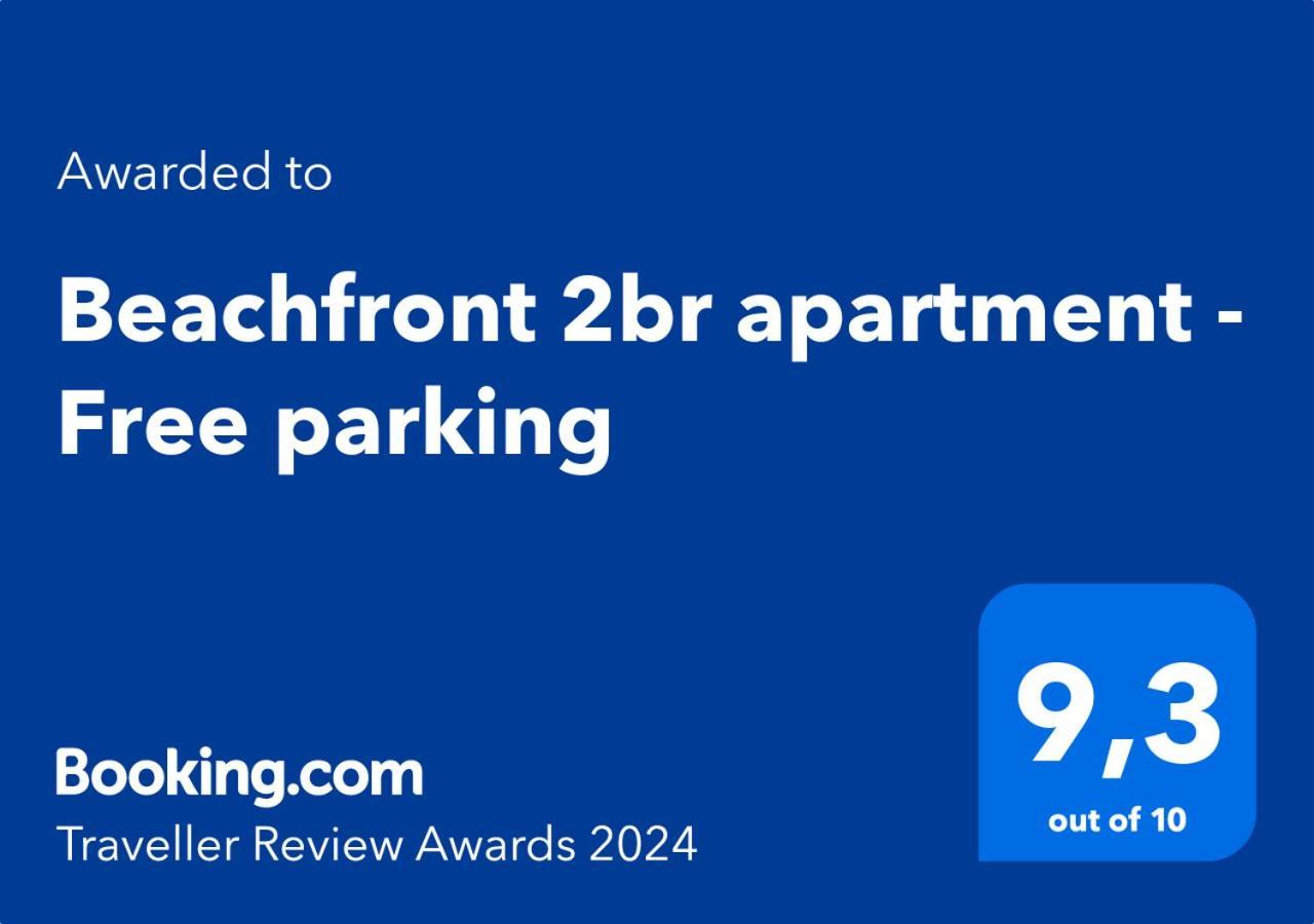 Beachfront 2Br Apartment - Free Parking Livadi  Zewnętrze zdjęcie